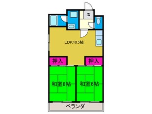 ウィンディ田中の物件間取画像